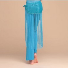 肚皮舞腰鏈 新款練功服臀巾 女流蘇三角巾 初學者半身腰帶腰封裙腰巾 EVAF 臺灣出貨