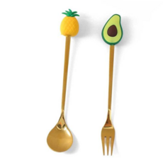 과일 간식포크 차스푼 스텐티스푼 티스푼포크세트 다과포크 포크 59000EA 1EA, 본상품
