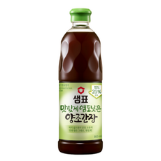샘표 맛있게 염도낮은 양조간장, 860ml, 7개