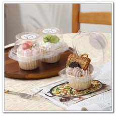 加厚 蛋糕盒 杯子蛋糕盒 馬芬盒, 詳見包裝, 詳見包裝, 單個 25入