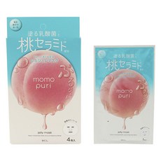 BCL momo puri 彈潤蜜桃面膜, 1盒, 4片