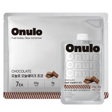 오늘로 오늘쉐이크 식사대용 단백질 쉐이크 초코맛, 40g, 7개