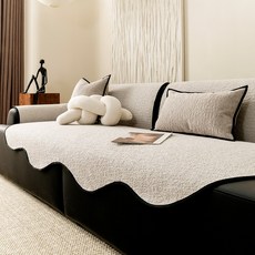 촉감좋은 사계절용 쇼파패드 미끄럼방지 감성 쇼파 커버 세탁기 가능 4인용 3인용