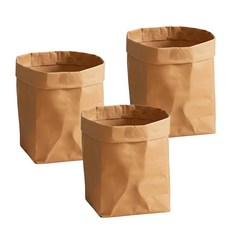 생활친구 방수 페이퍼백 냉장고정리 크라프트, 3개, S