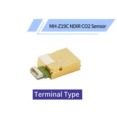 現貨 MH-Z19C 二氧化碳感測器 400 5000ppm 支援串口與 PWM 讀出 附排線, 1個, 含稅