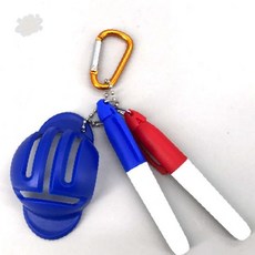 골프장 그린 볼마커 표시 도구 휴대용 카라비너 고리 액세서리 필드 라운딩 연습장, 1개, 파랑