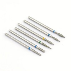 네일 드릴 비트 밀링 커터 매니큐어 실리콘 페디큐어 밀 기계용 전기, 6pcs-H6, 1개