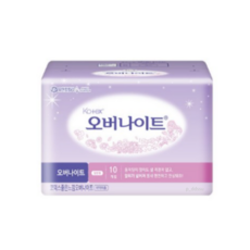 좋은느낌 코텍스 생리대 오버나이트 일반형, 10개입, 40개
