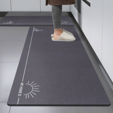 온더맷 규조토 빨아쓰는 주방매트 2종세트, 썬그레이