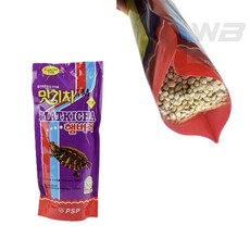 와볼샵 맛기차 햄버거 청거북 사료 거북이 먹이 부유식 EP사료 수질오염방지