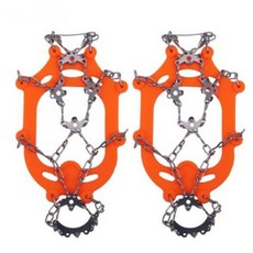 월드25-스테인레스 스틸 아이젠, 오렌지XL