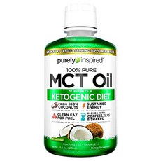 purely inspired MCT 油支持生酮飲食, 1個, 475毫升