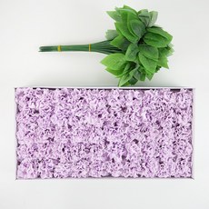DIY 카네이션 비누꽃 50송이+잎사귀 꽃대 50대, 1개, C-10 라이트라벤더 1개, C-10 라이트라벤더