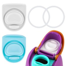 GIcGIeo Owala FreeSip 680.4g24온스와 호환되는 3키트 교체용 실리콘 스토퍼 씰 및 O 링 개스킷 물병 뚜껑 인서트 캡 고무 부품 400/19/32/40, 2 Full Seal Kit, 2 Colors Kit​ B