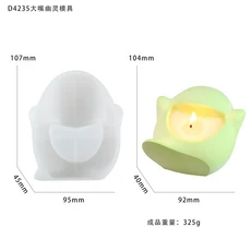 33WE 실리콘 몰드 장식 홀더 촛대 제작, 01 1PCS