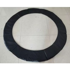 일상감각 대형 트램펄린 덮개 원형 충돌방지 보호패드 녹, 블랙 PVC 해면 패드 15피트 직경 4.57m
