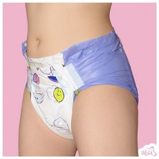 ABDL-ABU CUSHIES 小可愛-(膠面/布面) (10片/包), 詳見包裝, L 號-膠面 (37"~42")