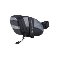 UNIQOCK 자전거 안장 가방 방수 자전거 언더 시트 파우치 산악 도로용 0.3L 사이클링 웨지 팩 사이클링 액세서리 보관 팩 산 해변 또는 로드 바이크용 방수 내구성, UNIQOCK 자전거 안장 가방, 방수 자전거 언더 시