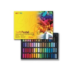 문교 사각파스텔, 3개, 64색