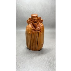 天然太行崖柏 財神爺 虎皮紋理, 如圖所示, 1個