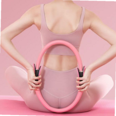 써클링 필라테스 요가용품 밸런스 매직서클 요가링 스트레칭 링, 37cm 블루