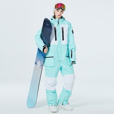 스노우보드복 점프슈트 오버롤 남녀공용 방풍 스키장 방한 수트 방수 셋업