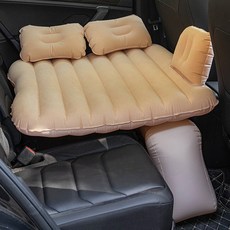 牛津布車載充氣床, 兩座款植絨米色, 如圖