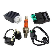 점화 코일 CDI 솔레노이드 릴레이 정류기 레귤레이터 키트 50cc 70cc 90cc 110cc 125cc ATV 비포장 자전거 및 고 카트 스쿠터용