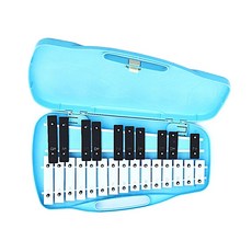 명창 실버스타 공명실로폰25키 (하늘색) 피아노건반스타일, 1개, 하늘색, 25판