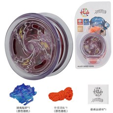 七彩發光溜溜球 自動迴收YOYO球 閃光玩具 兒童益智玩具, 烈焰獸魂發光球, 1個