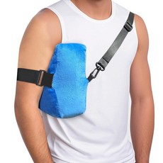 [ 698565 ] 옆으로 자는 분들을 위한 어깨 베개 수면을 수술 통증 완화를 회전근 커프 후 팔 스트랩이 있는 통증을 사이드 슬리퍼 블루