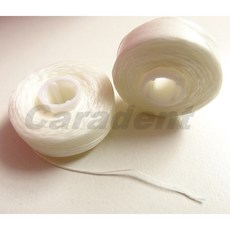 Caradent 潔牙線 尼龍線 微蠟 無味, 1個, 1個牙線軸, 40M