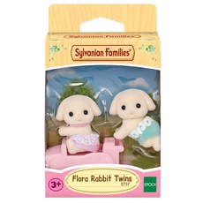 EPOCH Sylvanian Families 森林家族 芙蘿拉兔雙胞胎公仔套組 5737, 1套