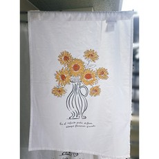 모던하우스 그라피크) 썬플라워 패널 커튼 50X70