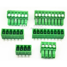 10 세트 5MM 터미널 블록 가능 10P 녹색 플러그 KF15E PCB 커넥터 직각 ROHS, 4페이지