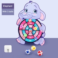 교육용 티키 볼 다트 실내 스포츠 몬테소리, [01] Elephants