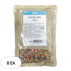 브레드가든 넌파레일스 칼라 스프링클, 360g, 8개