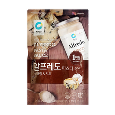 청정원 알프레도파스타소스 싱글파우치, 150g, 1개