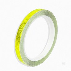 셀팃 육각 벌집패턴 반사스티커 1cm x 8M 옐로우 카본튜닝스티커