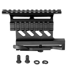 사이드 레일 브래킷 가로바 고정 차량용 수하물 루프랙, 1개, 펀칭 디테일 포함 UTG 사각