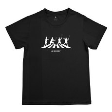MISPORT運動迷 專利呼吸設計圖T_斑馬線上的羽球派對 (2色) 機能運動衣 排汗衣 吸濕透氣T恤 台灣製
