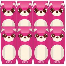 파스퇴르 꼬미루미 딸기 우유, 125ml, 8팩