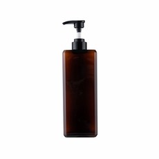 ART BOTTLES 亮面質感棱角按壓分裝瓶, 1個, 個性棕,1000ml, 250ml