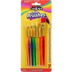 크레이지 아트 아티스트 브러시 다양한 사이즈 블리스트 카드 7 카운트, 1개