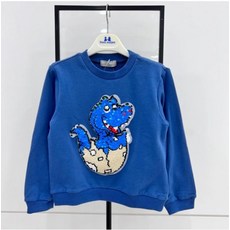 탈렌트키즈 (모다시흥)쁘띠앙팡 PCW12BS105 PC프링사니맨투맨_SH