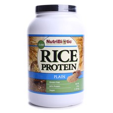 Nutribiotic 米蛋白粉 無麩質, 1.36kg, 1個, 白米