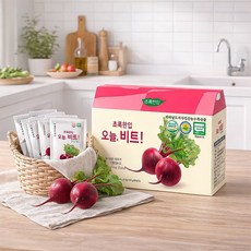 초록한입 오늘 비트 건강즙, 80ml, 21개