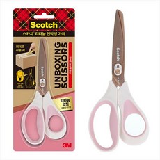3M 스카치 가위 티타늄 핑크 17.5cm 1487T-K, 1개