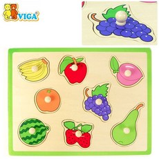 비가 꼭지 퍼즐 과일 나무 손잡이 어린이 완구4re1+6PdZ