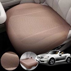 벤츠 SLK 200 R171 (04~11) 차량용 럭셔리 가죽 방석 통풍 시트 커버 로열 브라운 1개